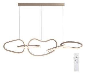 BRILAGI - stmievateľný LED luster na lane SIGNATURE LED/80W/230V 120x25 cm béžová + diaľkový ovládač