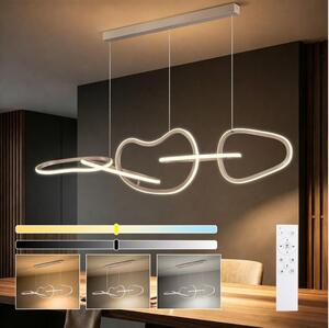 BRILAGI - stmievateľný LED luster na lane SIGNATURE LED/80W/230V 120x25 cm béžová + diaľkový ovládač