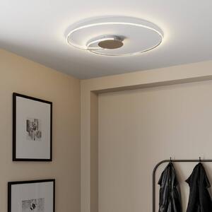 Lindby LED stropné svietidlo Joline, kryštály, 90 cm, kov