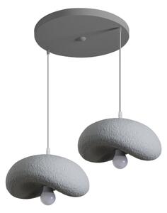 BRILAGI - Závesný luster na lanku WABI SABI 2xE27/60W/230V sivá