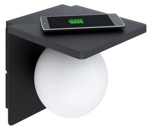 Eglo 98265 - Nástenné svietidlo s bezdrôtovým nabíjaním CIGLIE 1xE14/40W/230V