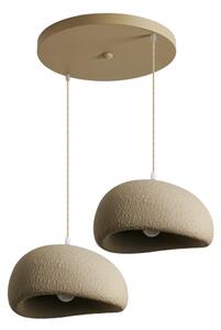 BRILAGI - Závesný luster WABI SABI na lane 2xE27/60W/230V biela