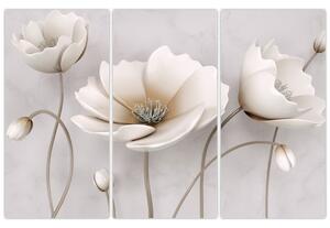 Obraz bieleho kvetu (Obraz 120x80cm)