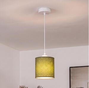 BRILAGI - LED luster na lanku NUBILA 1xE27/60W/230V pr. 14 cm biela/zelená