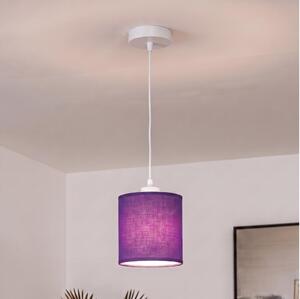 BRILAGI - LED luster na lanku NUBILA 1xE27/60W/230V pr. 14 cm biela/fialová