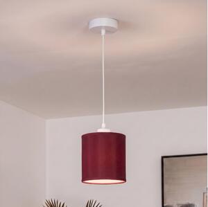 BRILAGI -LED luster na lanku NUBILA 1xE27/60W/230V pr.14cm biela/pompejská červená
