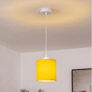 BRILAGI - LED luster na lanku NUBILA 1xE27/60W/230V pr. 14 cm biela/žltá