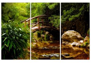 Obraz dreveného mosta (Obraz 120x80cm)