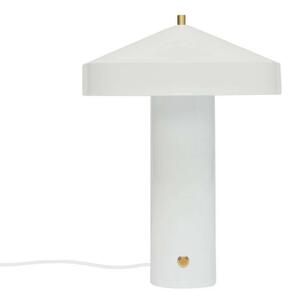 OYOY Living Design stolová lampa Hatto, biela, kov, E27, Biela / opálová, Obývacia izba / jedáleň, kov, Škandinávsky, Stojacie svietidlo