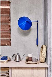 OYOY Living Design Nástenné svetlo Kasa, modrá, kov, E27, Modrá, Obývacia izba / jedáleň, kov, Škandinávsky, Nástenné svietidlo