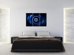 Modrý abstraktný obraz (Obraz 120x80cm)