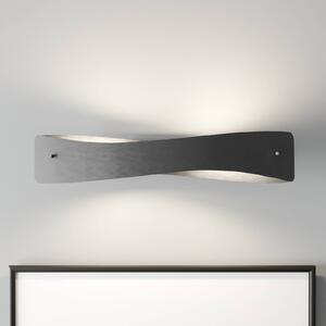 Quitani LED nástenné svietidlo Lian, čierna/hliník