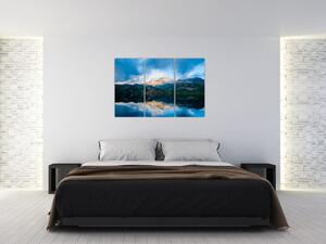 Obraz - jazero s horami (Obraz 120x80cm)