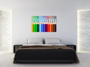Obraz farebných pasteliek (Obraz 120x80cm)
