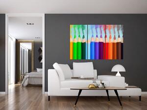 Obraz farebných pasteliek (Obraz 120x80cm)