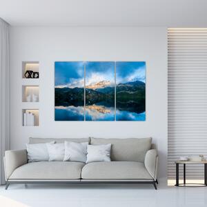 Obraz - jazero s horami (Obraz 120x80cm)