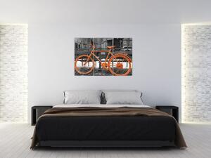 Obraz oranžového kolesá (Obraz 120x80cm)