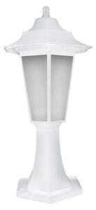 Záhradné svietidlo, stojacia lampa, biela, pätica E27, 40 W, výška 43 cm, krytie IP44, model BEGONYA1, výrobca Ideus, kód 03078