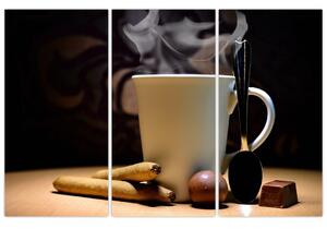 Obraz do kuchyne - šálku s kávou (Obraz 120x80cm)