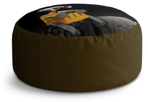 Sablio Taburet Circle Wall-E robot Mesiac: 38x48 cm