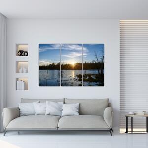 Obraz jazera (Obraz 120x80cm)