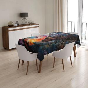 Sablio Obrus Parná lokomotíva v kúzelnej krajine - 90x90 cm