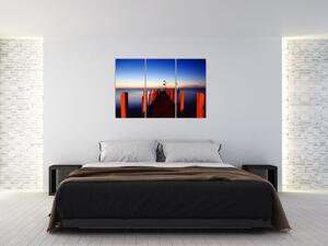 Obraz móla pri mori (Obraz 120x80cm)