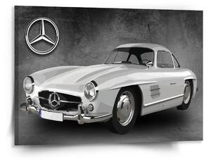 Sablio Obraz Mercedes-Benz 300 SL Sivé pozadie - 150x110 cm