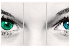 Obraz - detail zelených očí (Obraz 120x80cm)