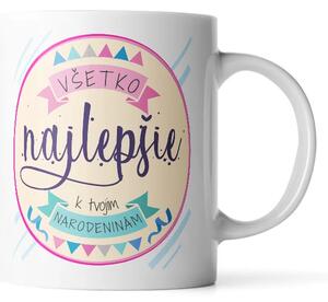 Sablio Hrnček Všetko najlepšie k narodeninám - 330 ml - standard