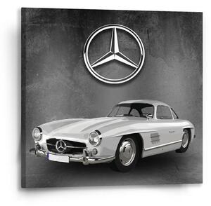 Sablio Obraz Mercedes-Benz 300 SL Sivé pozadie - 50x50 cm