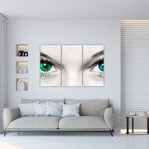 Obraz - detail zelených očí (Obraz 120x80cm)