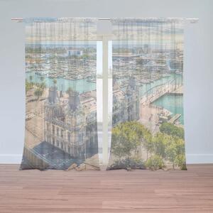 Sablio Záclony Barcelona Prístav: 2ks 150x250cm