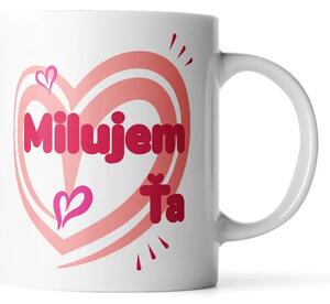 Sablio Hrnček Milujem ťa srdce - 330 ml - standard
