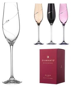 Diamante Silhouette Selection poháre na sekt 210 ml 4 ks