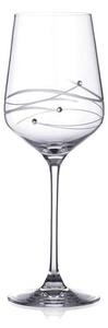 Diamante Spiral Swarovski poháre na víno 450 ml