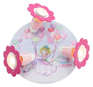Stropné svietidlo Princezná Lillifee rondel 3-pl