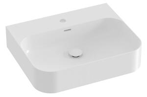 Umývadlo Ravak Ceramic Slim 55,3x45,2 cm otvor pre batériu uprostred XJX01155000