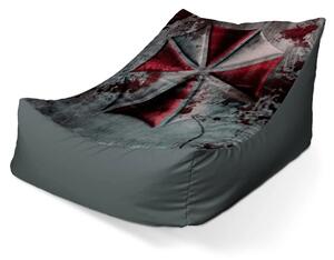 Sablio Sedací vak Lounge Resident Evil Umbrella Corporation Steel - 80 x 95 x 50 cm