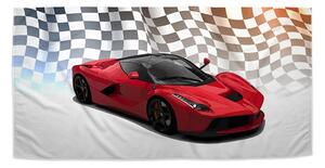 Sablio Uterák Ferrari Závodná vlajka - 30x50 cm