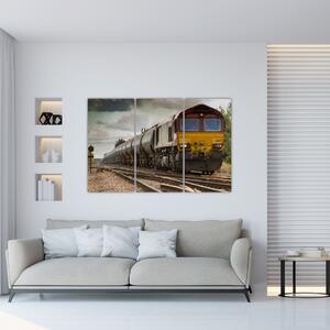 Obraz - idúci vlak (Obraz 120x80cm)