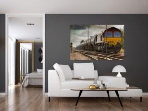 Obraz - idúci vlak (Obraz 120x80cm)