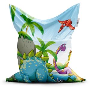 Sablio Sedací vak Dinosauri 3 - 150x100 cm