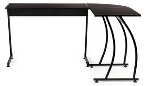 Moderný rohový stôl LOFT čierny