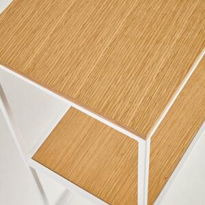 MUZZA Konzolový stolík noya 120 x 80 cm biely