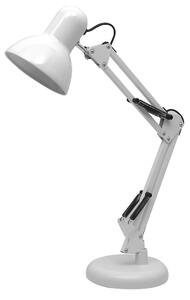 EUlight Stolná lampa Nexa, 1x biele kovové tienidlo, w