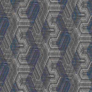 RASCH | Vliesová tapeta na stenu African Queen 751949 | 0,53 x 10,05 m | modrá, hnedá
