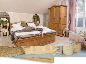 Massive home | Dřevěná postel Corona III - výběr moření MHACC040 90 x 200 cm