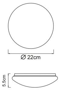 Globo 41282 - LED stropné svietidlo FLARX LED/8W/230V 4000K priemer 55 cm