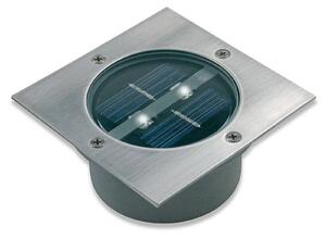 Štvorcové solárne bodové LED svetlo Lugo - IP44